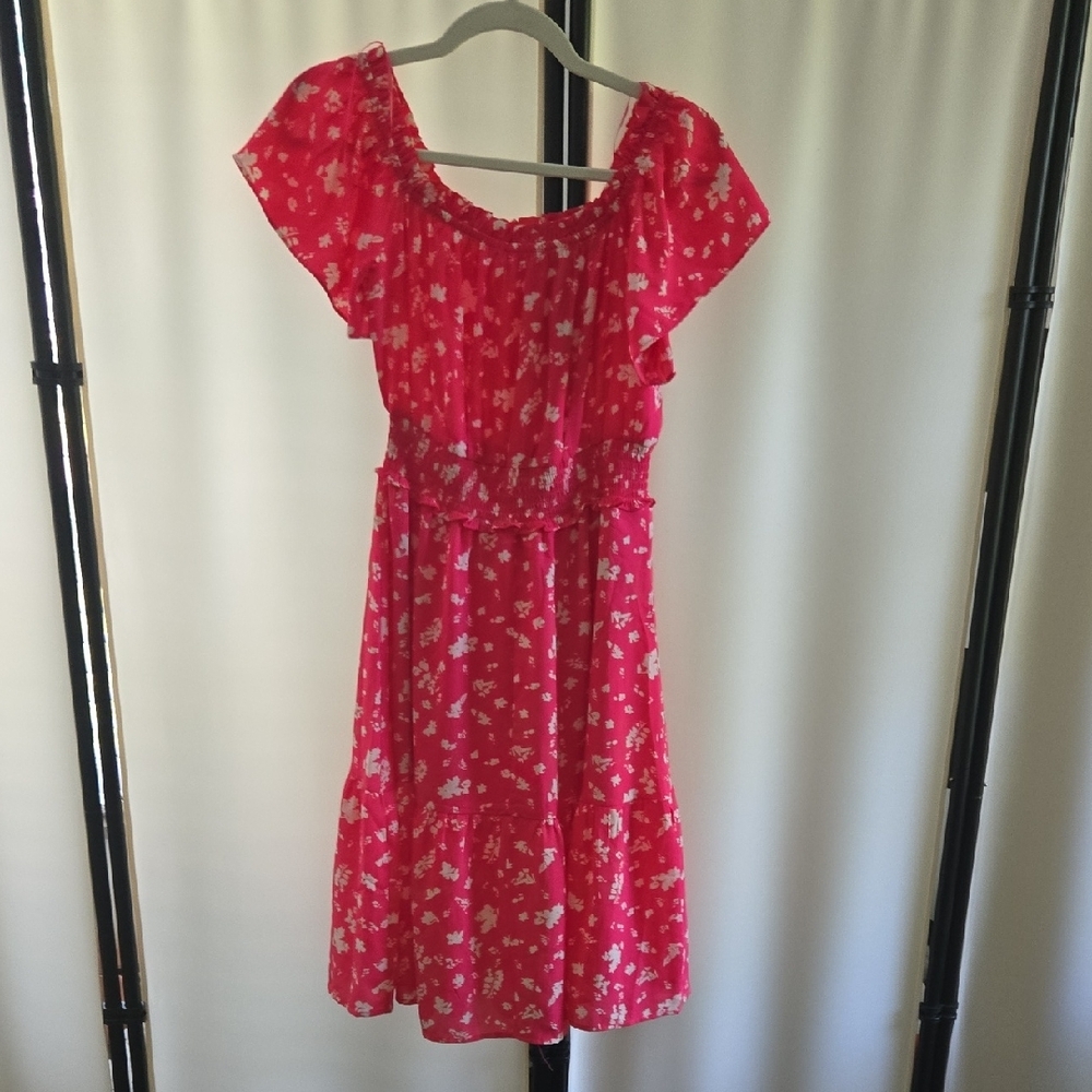 Sienna Sky Vibrant Pink Floral Dress - Picture 5 of 5